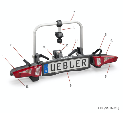 fietsdrager uebler f14